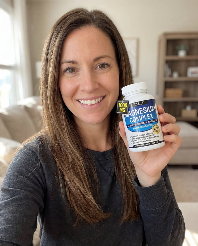 Customer after four weeks using Magnesium Complex